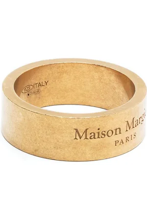 Maison Margiela Logo-engraved band ring