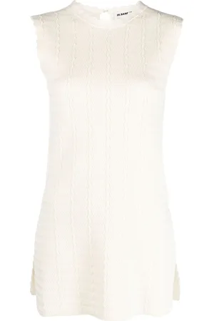 Jil Sander Sleeveless knitted top