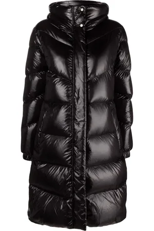 Woolrich Logo-patch padded raincoat
