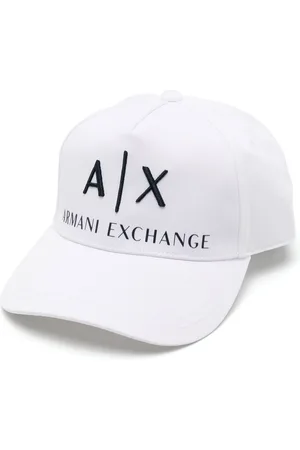 Armani Exchange Logo-embroidered cap