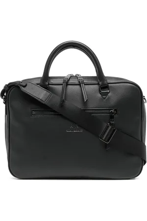 Armani Exchange Logo-print brief-case bag