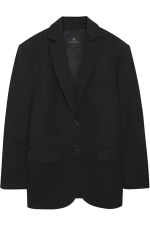ANINE BING Quinn single-breasted wool blazer