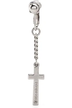 Dsquared2 Cross pendant clip-on earring