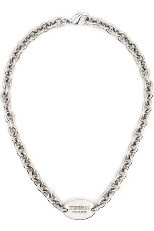 Dsquared2 Logo-plaque chain-link necklace