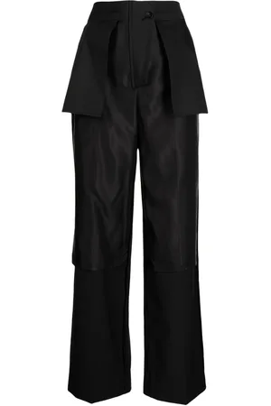 GOEN.J Inside-out straight-leg trousers