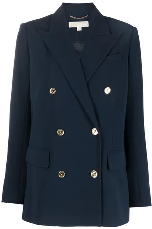 Michael Kors Logo-button double-breasted blazer