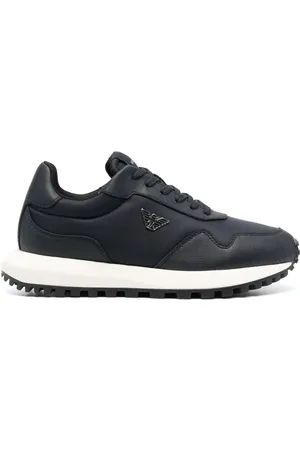 Emporio Armani Logo-appliqué panelled sneakers