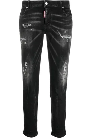 Dsquared2 Cool Girl distressed slim-leg jeans