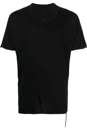 ISAAC SELLAM EXPERIENCE Mister leather-straps cotton T-shirt