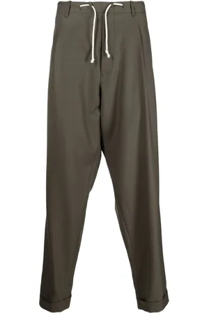 MAGLIANO Drawstring-fastening cotton trousers