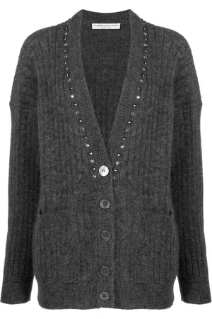 Alessandra Rich Embellished wool-blend cardigan