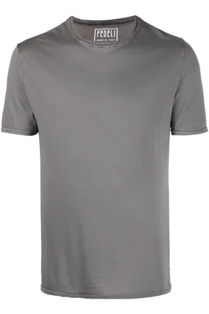 FEDELI Short-sleeved cotton T-shirt