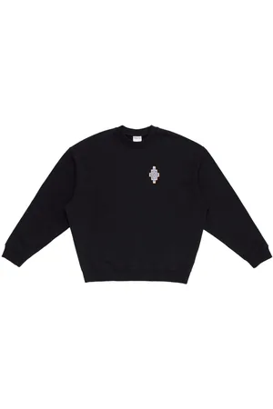 MARCELO BURLON Optical Cross cotton sweatshirt