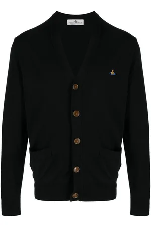 Vivienne Westwood Orb logo-embroidered knitted cardigan