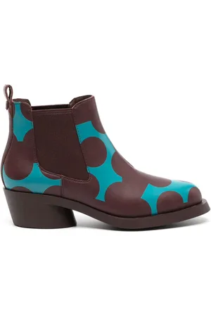 Camper Bonnie 50mm calf-suede ankle boots