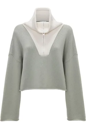 J.W.Anderson Logo-patch long-sleeve jumper