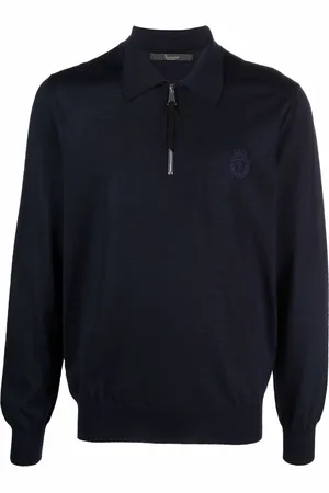BILLIONAIRE Pullover polo zip jumper