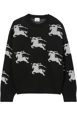 Burberry Logo-jacquard jumper