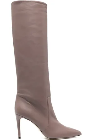 PARIS TEXAS 90mm leather knee-high boots