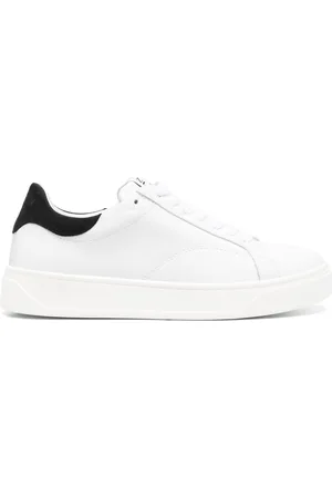 Lanvin Logo-patch lace-up sneakers