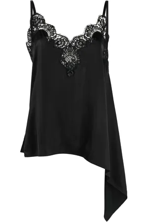 Dsquared2 Chantilly-lace asymmetric top