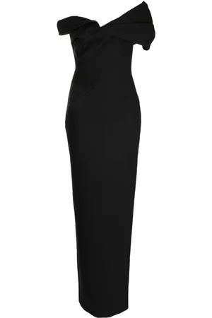 RACHEL GILBERT Matteo draped-detailed asymmetric gown