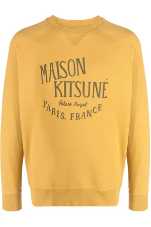 Maison Kitsuné Logo-print crew-neck sweatshirt