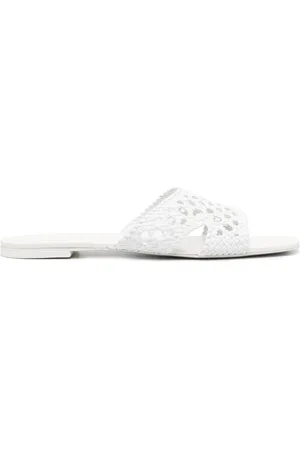 Tory Burch Laser-cut leather mules