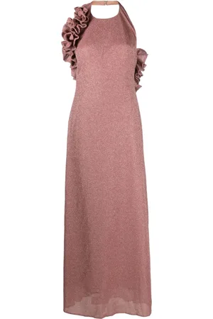 Rayane Bacha Olivia metallic maxi dress