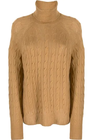 Etro Cable-knit roll-neck jumper