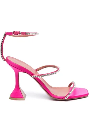 Amina Muaddi Gilda 95mm crystal-embellished sandals