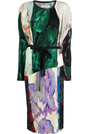 HENRIK VIBSKOV Plissé-effect midi dress