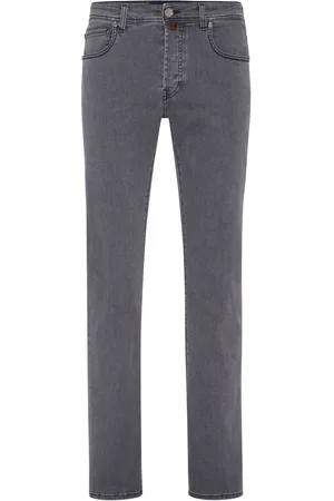 BILLIONAIRE Logo-embroidered straight-leg jeans