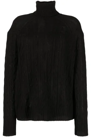Etro Cable-knit roll-neck jumper