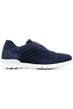 Kiton Slip-on suede sneakers
