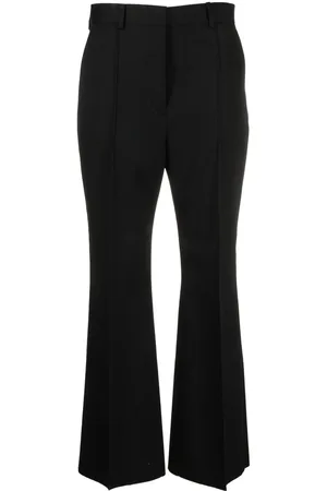 Lanvin Flared cropped wool trousers