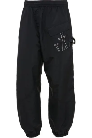J.W.Anderson Anchor-embroidered twisted track pants