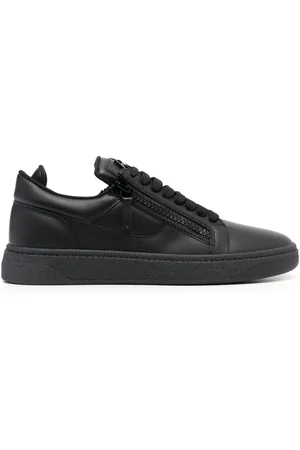 Giuseppe Zanotti Side-zip leather low-top sneakers