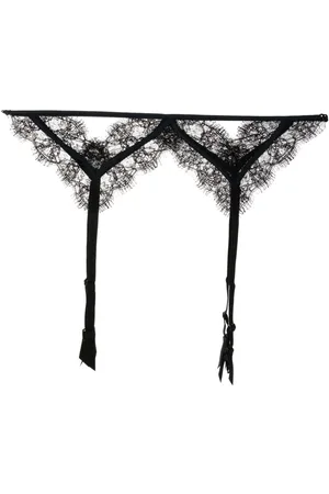 Kiki de Montparnasse Lace insert garter belt