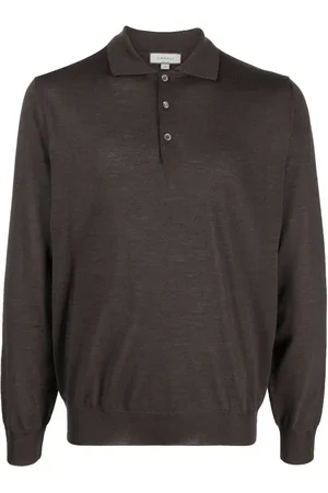 CANALI Merino-wool polo shirt