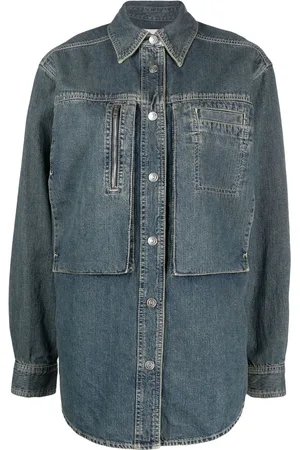 Isabel Marant Stonewashed denim overshirt