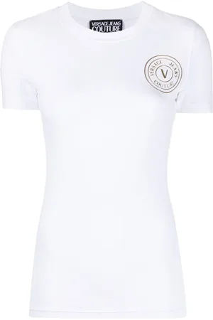 VERSACE Logo-printT-shirt