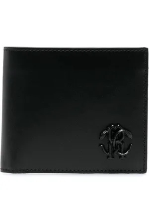 Roberto Cavalli Logo-plaque leather wallet