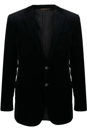 CANALI Single-breasted velvet dinner jacket
