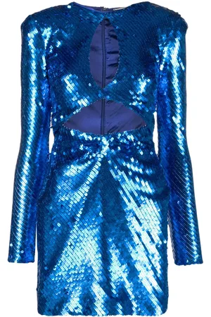 Ilkyaz Ozel Cut-out squinned minidress