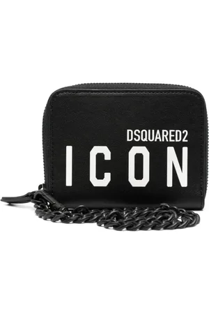 Dsquared2 Icon logo-print leather wallet