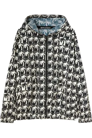 Palm Angels Dripping Palm hooded jacket