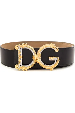 Dolce & Gabbana DG Baroque leather belt