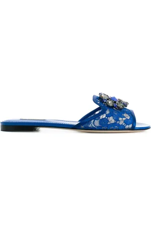 Dolce & Gabbana Rainbow Lace brooch-detail sandals