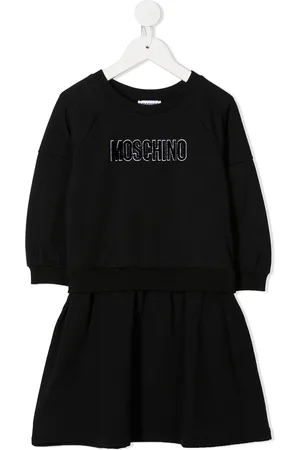 Moschino Long sleeve logo dress